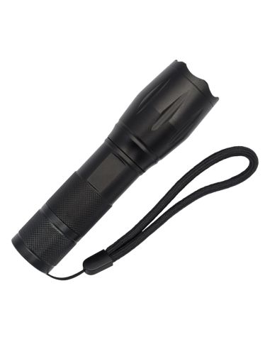 Zestaw nóż z latarką Mezus, czarny 