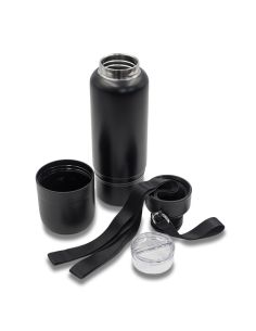 Wielofunkcyjna butelka próżniowa Multina 500ml, czarny