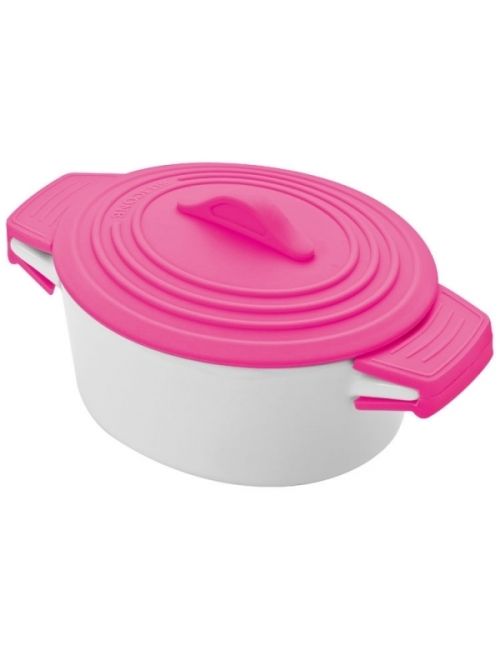 Pojemnik porcelanowy z silikonową przykrywką DELHI