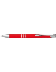 Długopis z aluminium z recyklingu półżelowy soft touch DUNMORE 2