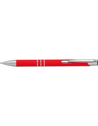 Długopis z aluminium z recyklingu półżelowy soft touch DUNMORE