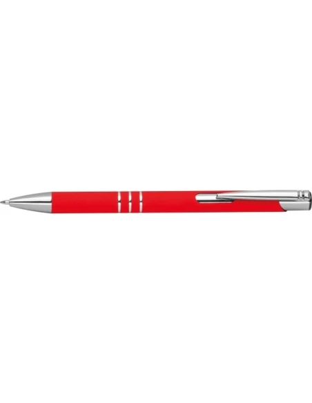 Długopis z aluminium z recyklingu półżelowy soft touch DUNMORE