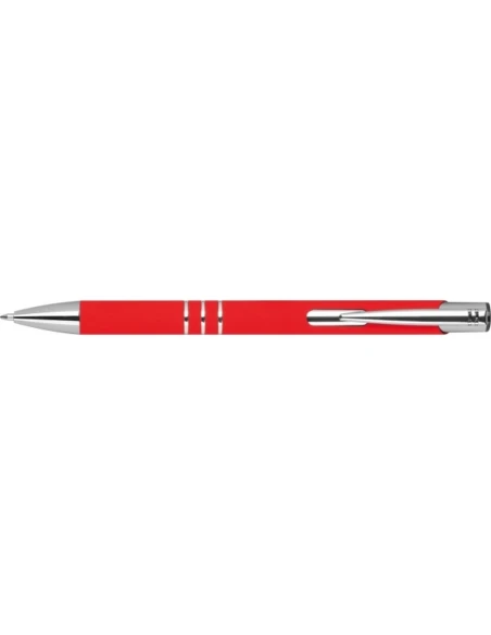 Długopis z aluminium z recyklingu półżelowy soft touch DUNMORE