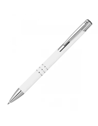 Długopis z aluminium z recyklingu półżelowy soft touch DUNMORE