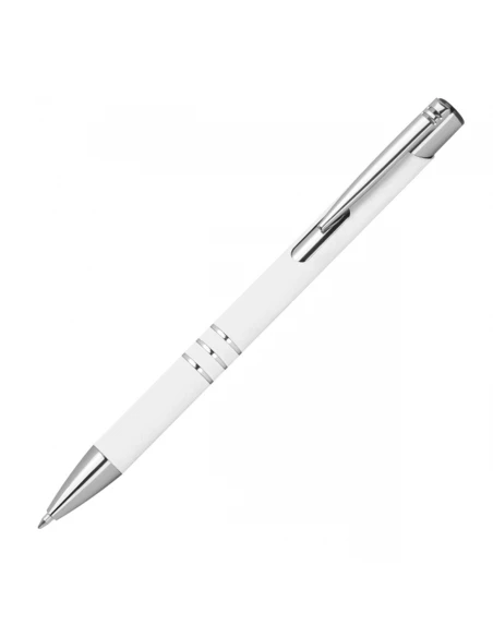 Długopis z aluminium z recyklingu półżelowy soft touch DUNMORE