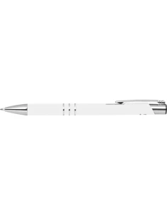 Długopis z aluminium z recyklingu półżelowy soft touch DUNMORE 2