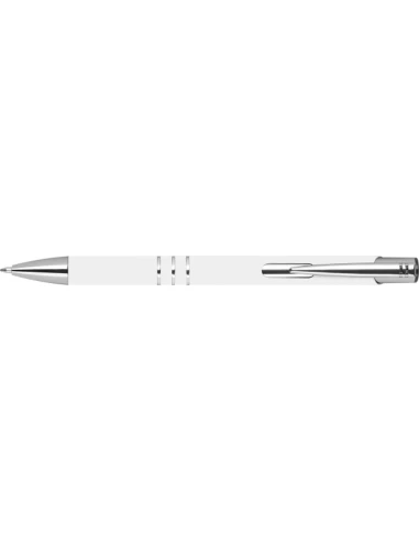 Długopis z aluminium z recyklingu półżelowy soft touch DUNMORE