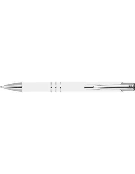 Długopis z aluminium z recyklingu półżelowy soft touch DUNMORE