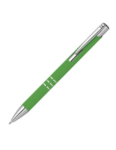 Długopis z aluminium z recyklingu półżelowy soft touch DUNMORE