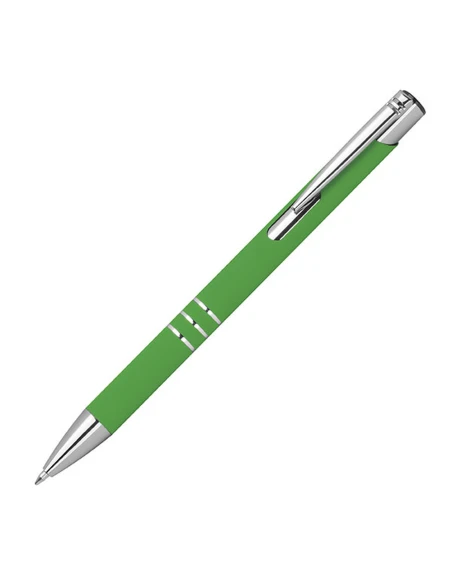 Długopis z aluminium z recyklingu półżelowy soft touch DUNMORE