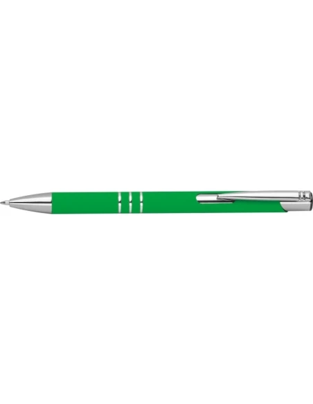 Długopis z aluminium z recyklingu półżelowy soft touch DUNMORE