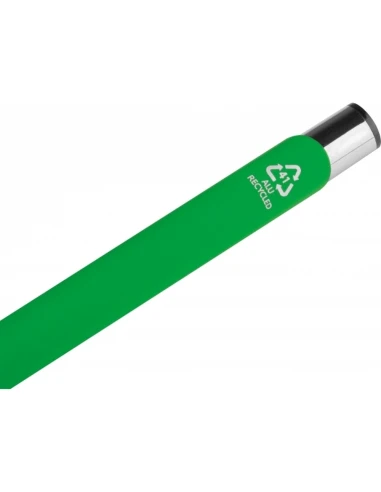 Długopis z aluminium z recyklingu półżelowy soft touch DUNMORE