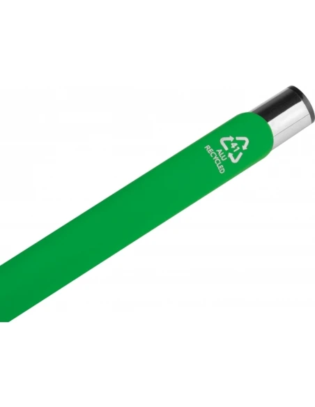 Długopis z aluminium z recyklingu półżelowy soft touch DUNMORE