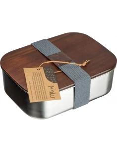Lunch box ze stalowy z recyklingu PUERTO BANUS MoLu 1000 ml
