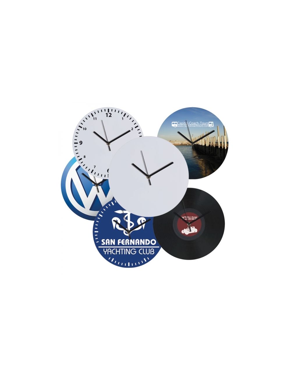 Zegar ścienny plastikowy VENICE