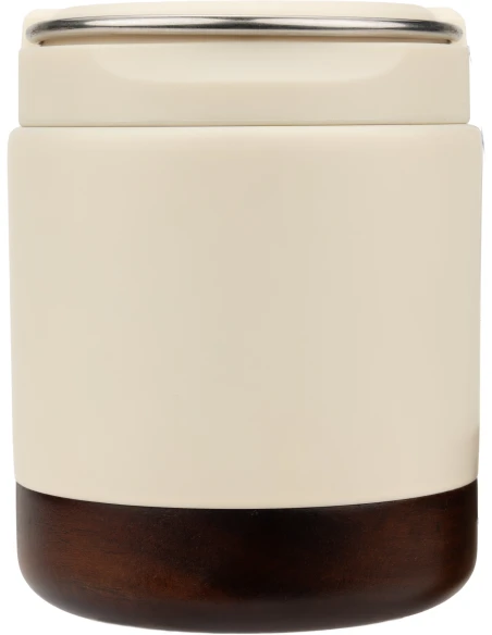 Lunch box termiczny stalowy z recyklingu PORTO CERVO MoLu 400 ml – biały