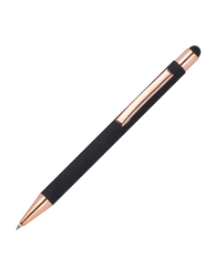 Długopis metalowy touch pen soft touch MIRAMAR – czarny