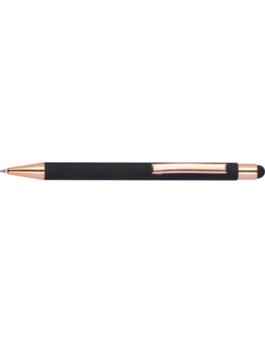 Długopis metalowy touch pen soft touch MIRAMAR – czarny