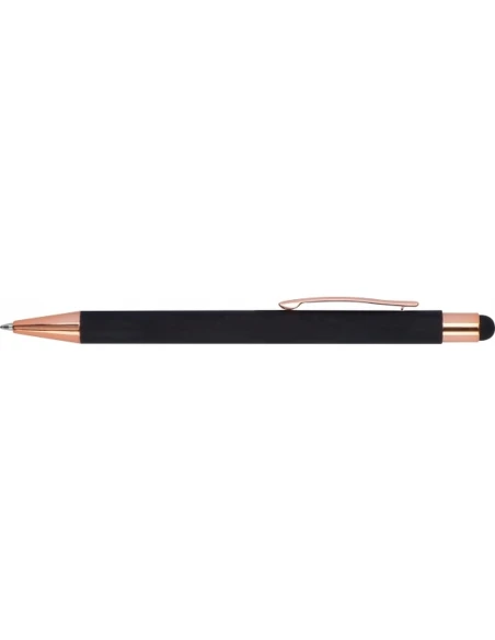 Długopis metalowy touch pen soft touch MIRAMAR – czarny