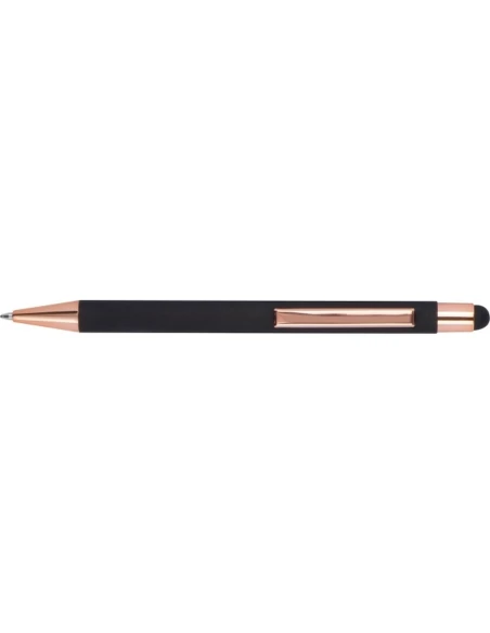 Długopis metalowy touch pen soft touch MIRAMAR – czarny