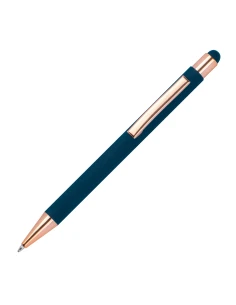 Długopis metalowy touch pen soft touch MIRAMAR – granatowy
