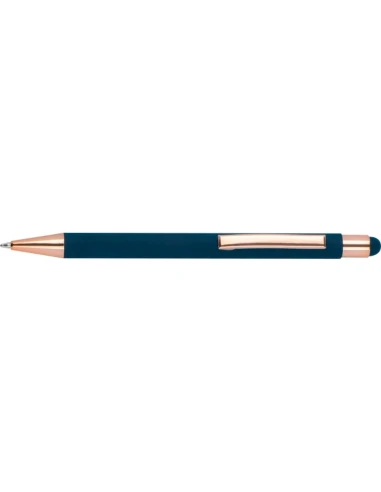 Długopis metalowy touch pen soft touch MIRAMAR – granatowy