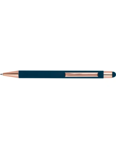 Długopis metalowy touch pen soft touch MIRAMAR – granatowy