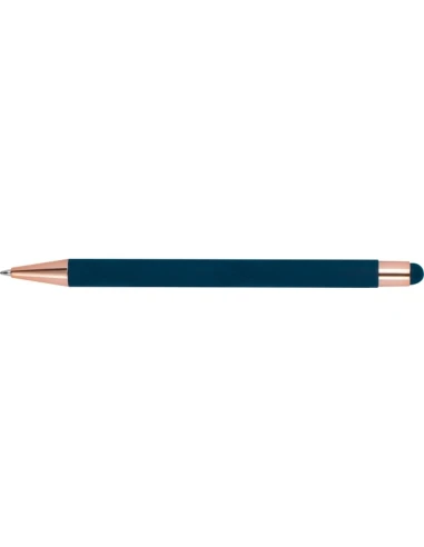Długopis metalowy touch pen soft touch MIRAMAR – granatowy