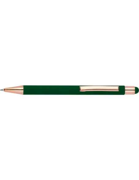 Długopis metalowy touch pen soft touch MIRAMAR – ciemnozielony