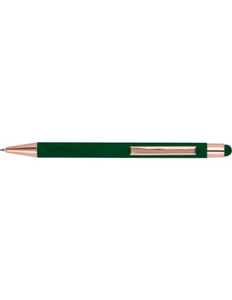 Długopis metalowy touch pen soft touch MIRAMAR – ciemnozielony