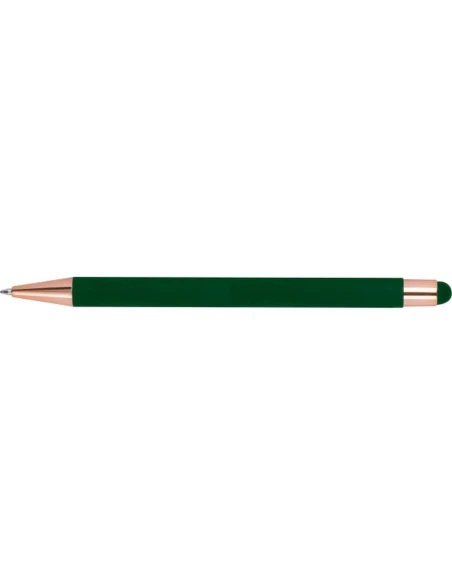 Długopis metalowy touch pen soft touch MIRAMAR – ciemnozielony