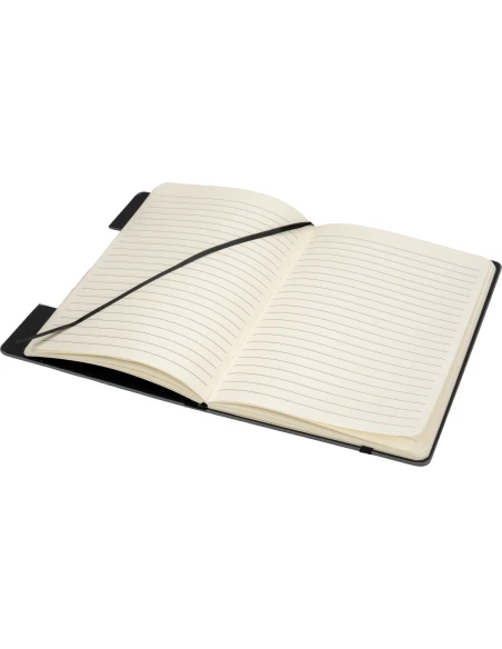 Notes A5 w linie z papieru z recyklingu z długopisem WALSALL – szary