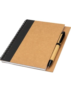 Notes A5 z czystymi stronami z papieru z recyklingu RAVENNA – czarny