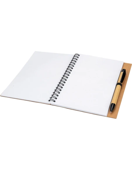 Notes A5 z czystymi stronami z papieru z recyklingu RAVENNA – czarny