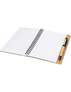 Notes A5 z czystymi stronami z papieru z recyklingu RAVENNA – granatowy 2