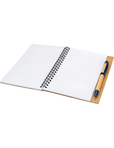 Notes A5 z czystymi stronami z papieru z recyklingu RAVENNA – granatowy