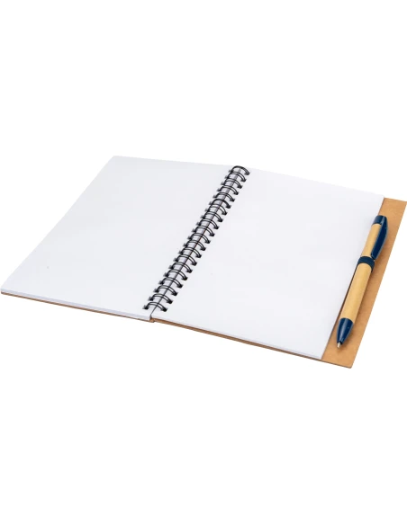 Notes A5 z czystymi stronami z papieru z recyklingu RAVENNA – granatowy