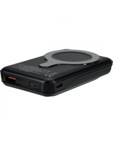 Power bank 10000 mAh z ładowarką indukcyjną VENTURA – czarny