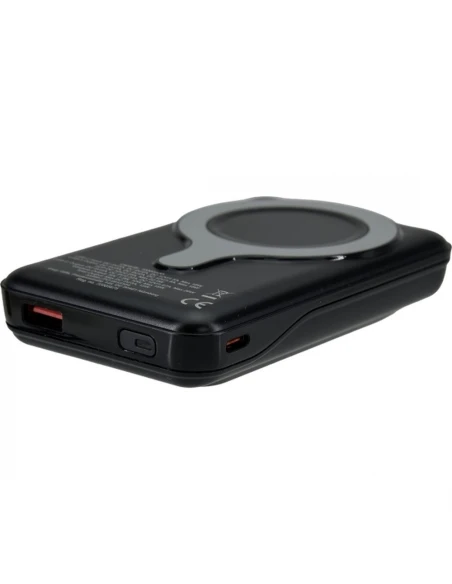 Power bank 10000 mAh z ładowarką indukcyjną VENTURA – czarny