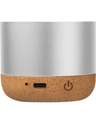 Głośnik bluetooth z aluminium z recyklingu BREST – szary