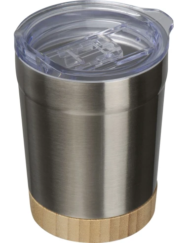 Kubek ze stali z recyklingu TURIN 300 ml – szary