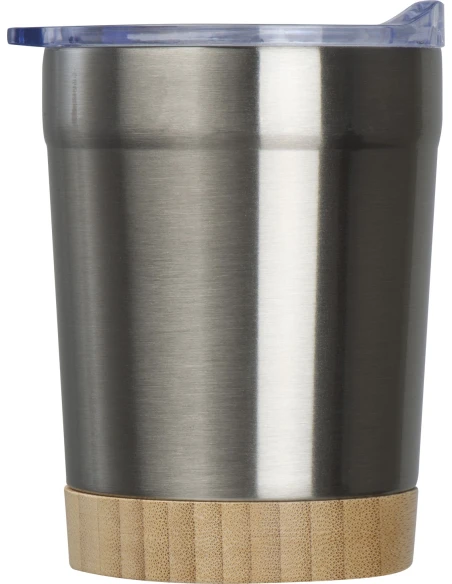 Kubek ze stali z recyklingu TURIN 300 ml – szary