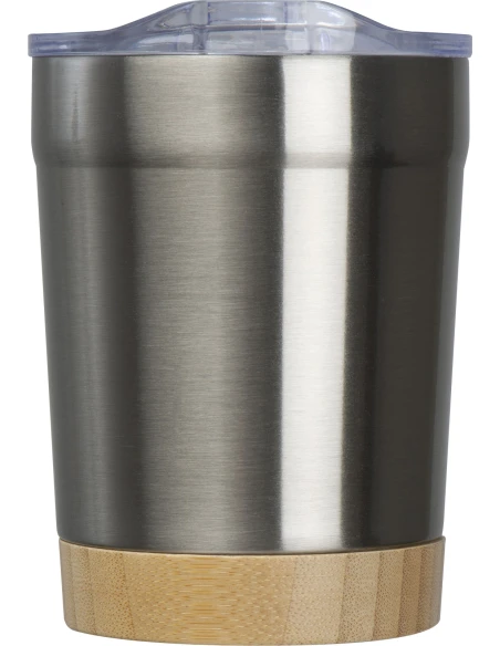 Kubek ze stali z recyklingu TURIN 300 ml – szary