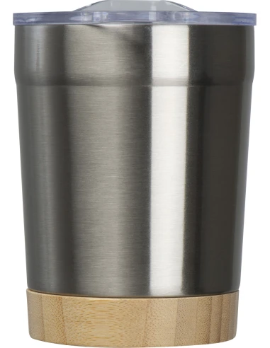 Kubek ze stali z recyklingu TURIN 300 ml – szary