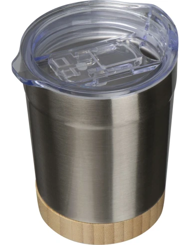 Kubek ze stali z recyklingu TURIN 300 ml – szary