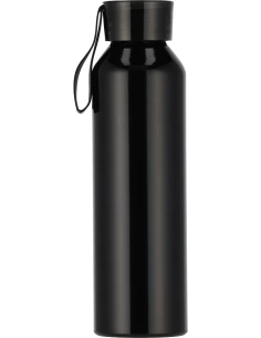 Butelka z aluminium z recyklingu CORK 600 ml – czarny