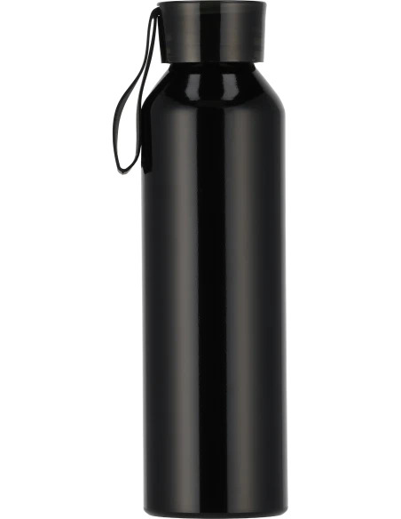 Butelka z aluminium z recyklingu CORK 600 ml – czarny