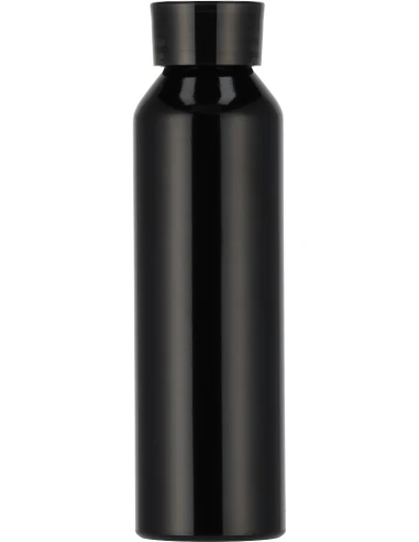 Butelka z aluminium z recyklingu CORK 600 ml – czarny