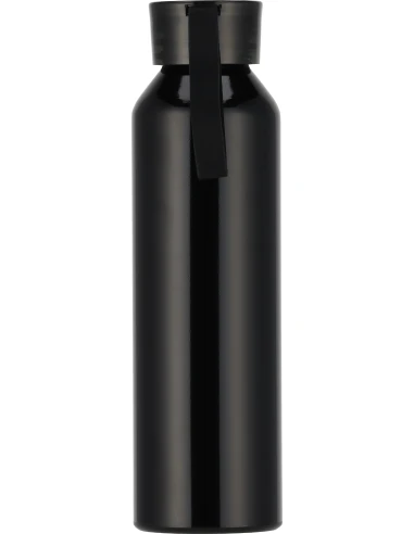Butelka z aluminium z recyklingu CORK 600 ml – czarny