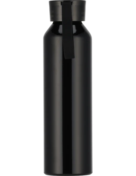 Butelka z aluminium z recyklingu CORK 600 ml – czarny